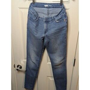 Old Navy Super Skinny Mid Rise Blue Jeans Womens Size 6 Tall
